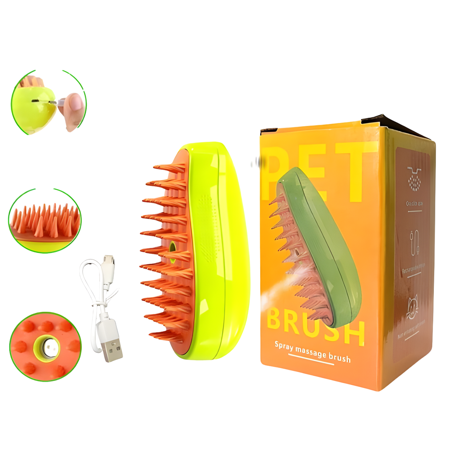 Mango Steam Brush