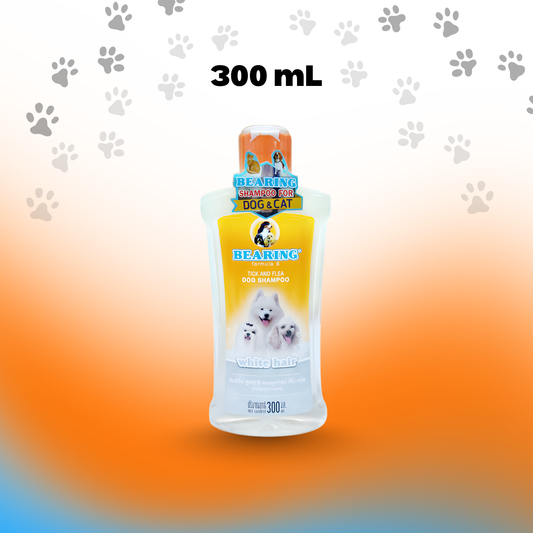 Bearing Tick and Flea Dog Shampoo -  White Hair